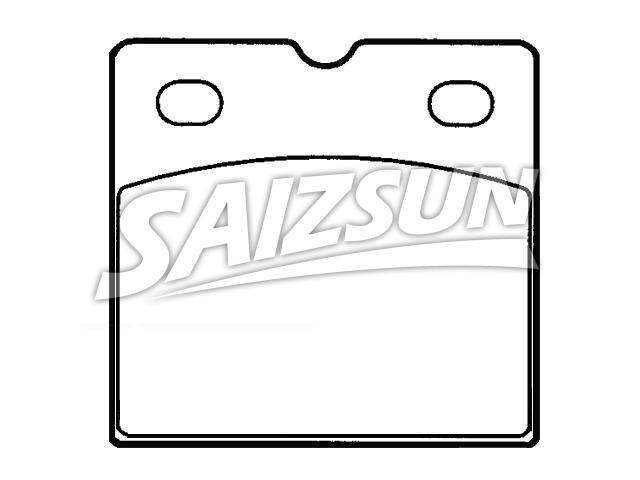 Brake Pad Set:C2C13800