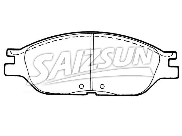 Brake Pad Set:XF2Z 2001 SA