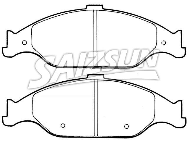 Brake Pad Set:XR3Z-2001-AA