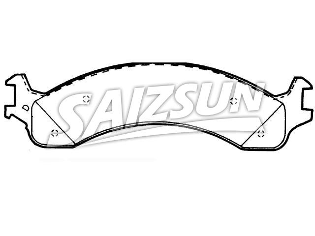 Brake Pad Set:5015254AB