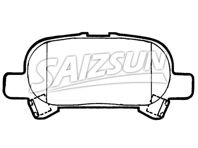 Brake Pad Set:04466-33080
