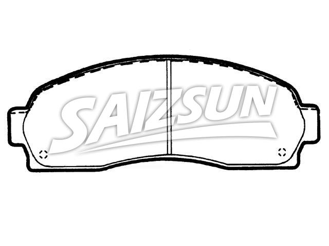 Brake Pad Set:1L2Z-2001-AA