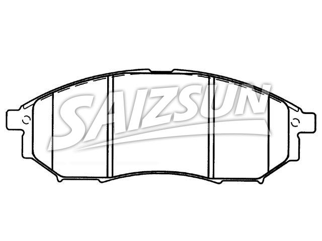 Brake Pad Set:41060-AR090