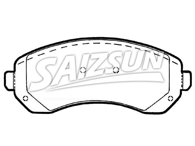 Brake Pad Set:10434258