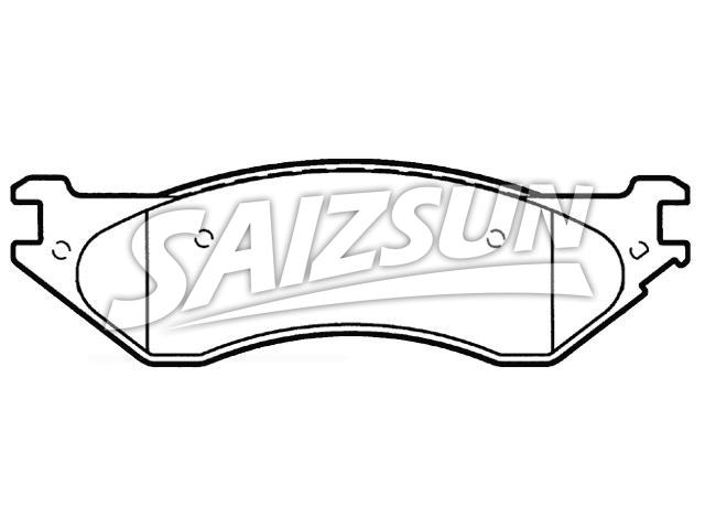 Brake Pad Set:5080556AA