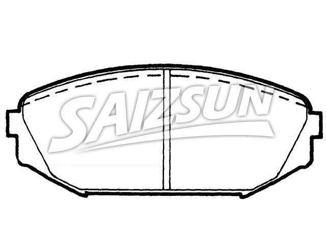 Brake Pad Set:45022-S0X-020