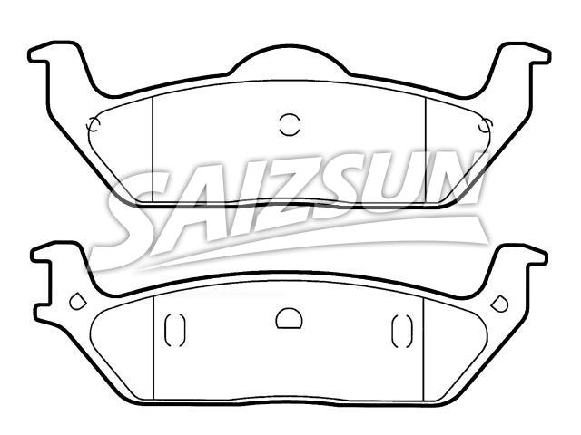 Brake Pad Set:4L3Z-2200-AB