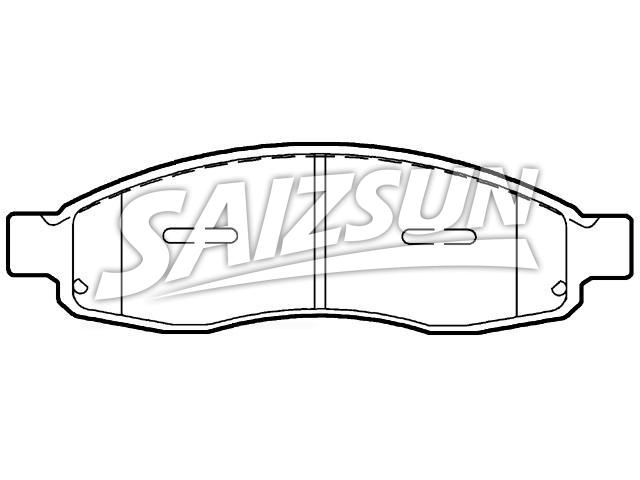 Brake Pad Set:41080-75025