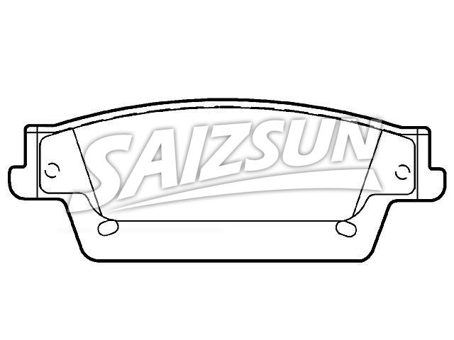 Brake Pad Set:89047758