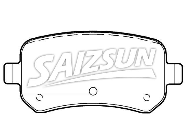 Brake Pad Set:3F2Z-2200-AA