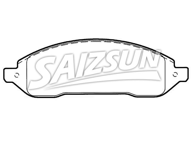 Brake Pad Set:3F2Z-2001-SA