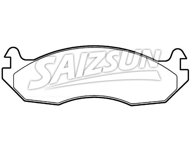 Brake Pad Set:05745063