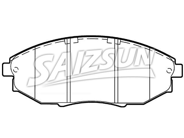 Brake Pad Set:96952179