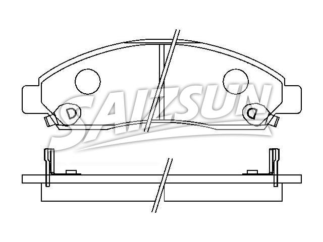 Brake Pad Set:18047054