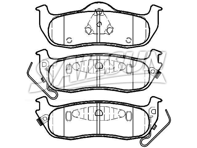 Brake Pad Set:44060-7S025
