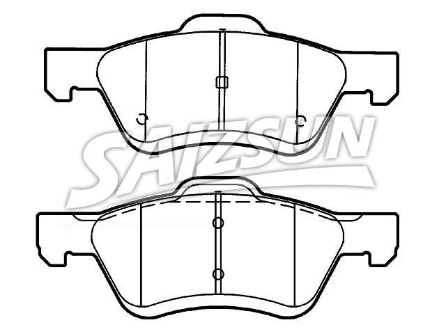 Brake Pad Set:5L8Z-2001-AA