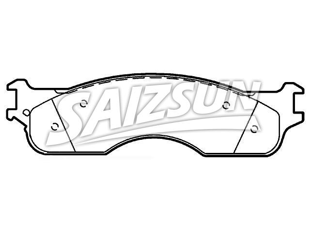 Brake Pad Set:5139909AA