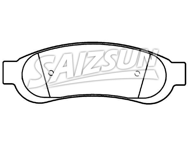 Brake Pad Set:5C3Z-2200-BA
