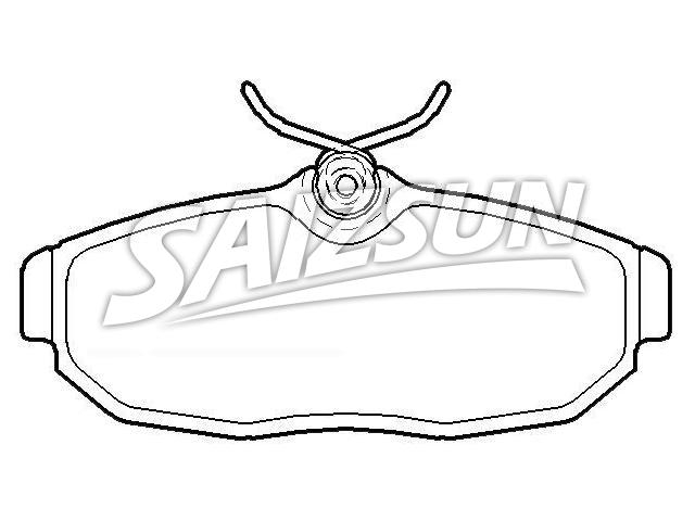 Brake Pad Set:5R3Z-2200-AA
