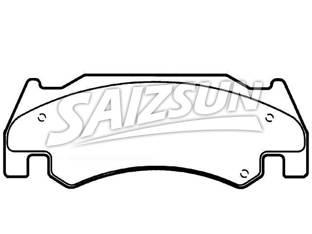 Brake Pad Set:5143402AA
