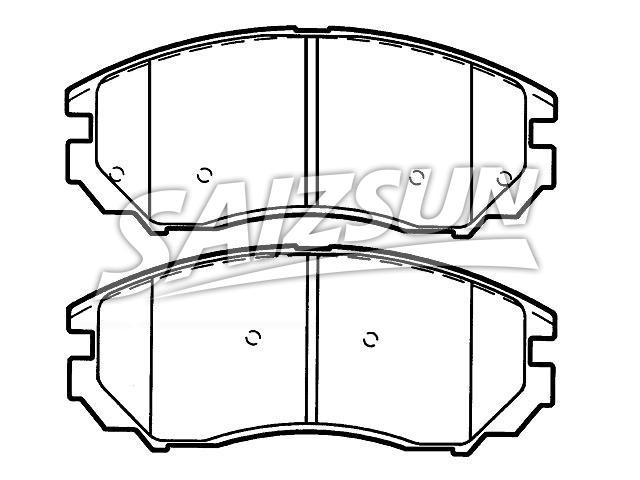 Brake Pad Set:58101-2CA00