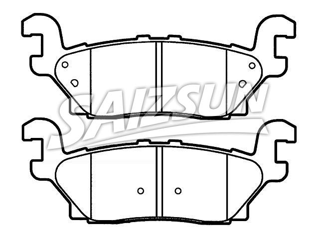 Brake Pad Set:15240812