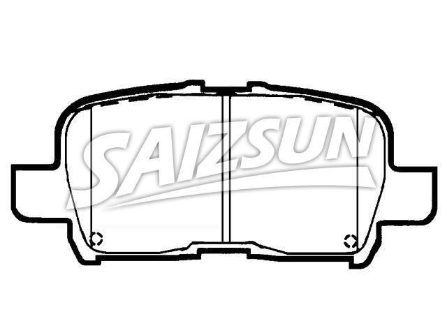 Brake Pad Set:43022-S0X-A00