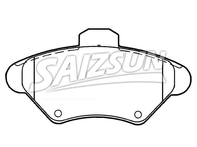 Brake Pad Set:F3SZ-2001-A