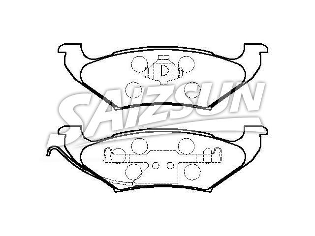 Brake Pad Set:F1VY-2200-A