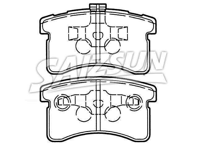 Brake Pad Set:04491-87216-000