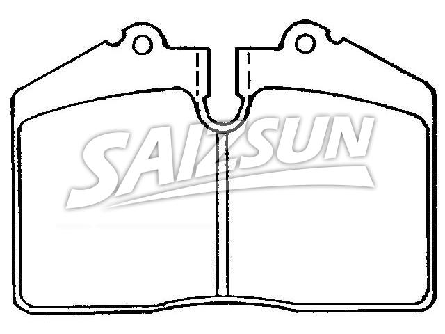 Brake Pad Set:8A0 615 451