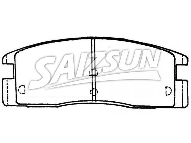 Brake Pad Set:8-94364-367-0