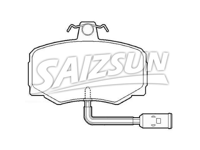 Brake Pad Set:JLM577