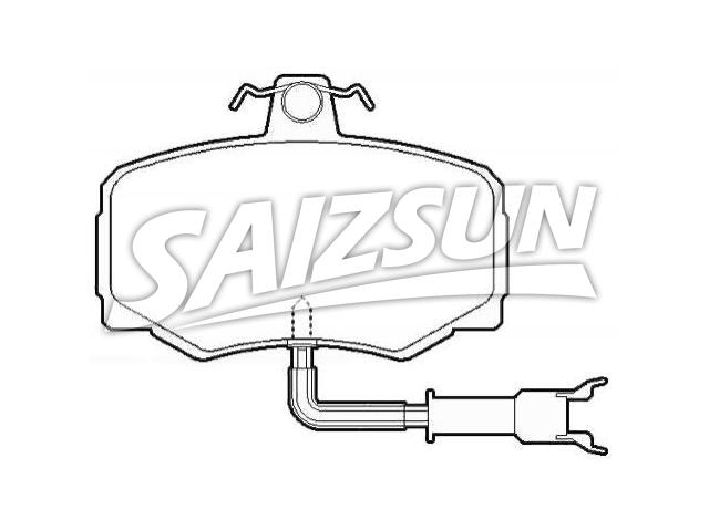 Brake Pad Set:JLM1281