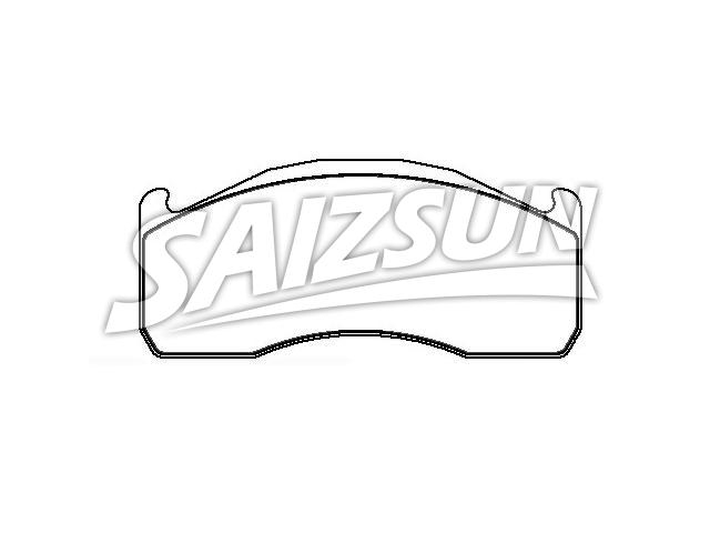 Brake Pad Set:207 681 01