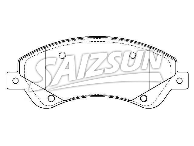 Brake Pad Set:6C11-2K021-BC