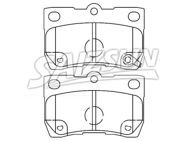 Brake Pad Set:04466-22190