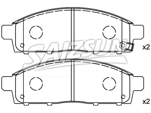 Brake Pad Set:4605A198