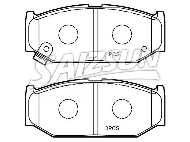 Brake Pad Set:55810-63J00