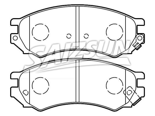 Brake Pad Set:41060-70N86