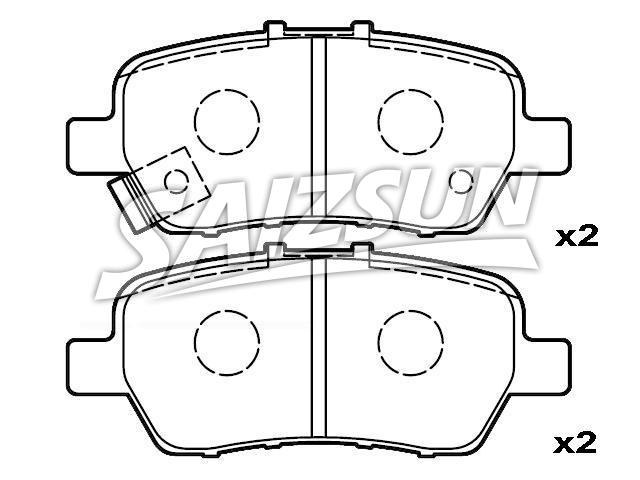 Brake Pad Set:06430-SFE-000
