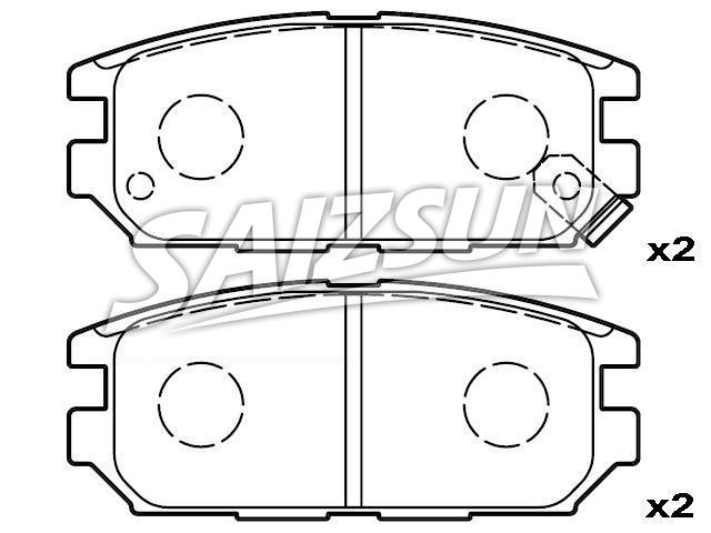 Brake Pad Set:MB857610