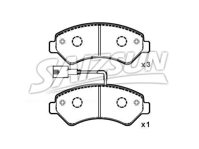 Brake Pad Set:4253.75