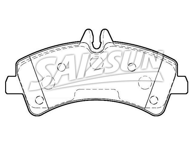 Brake Pad Set:004 420 81 20