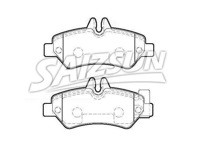 Brake Pad Set:004 420 69 20