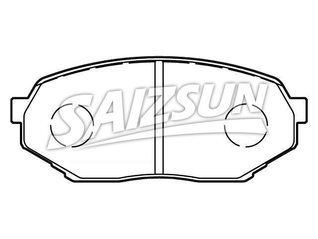 Brake Pad Set:MR389505