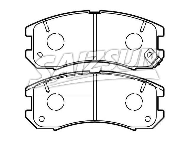 Brake Pad Set:G0YK-33-23ZA