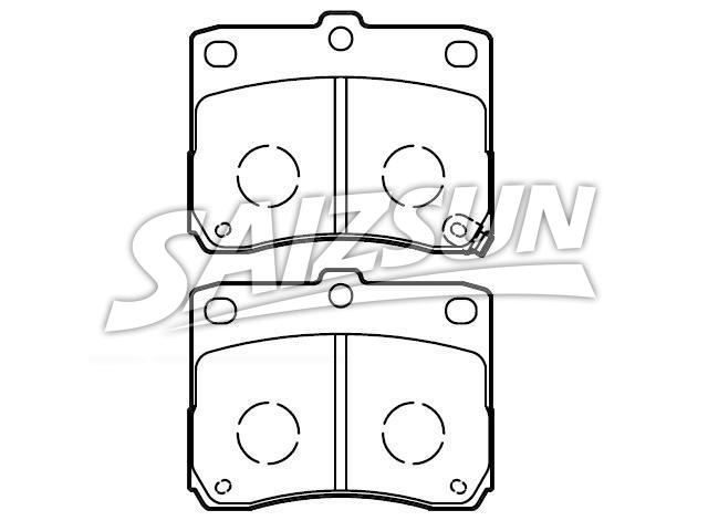 Brake Pad Set:45022-S2P-000
