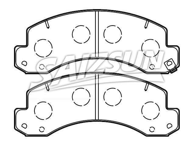 Brake Pad Set:04465-37020