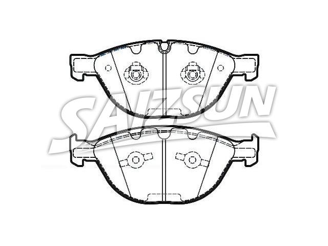 Brake Pad Set:34 11 6 763 652